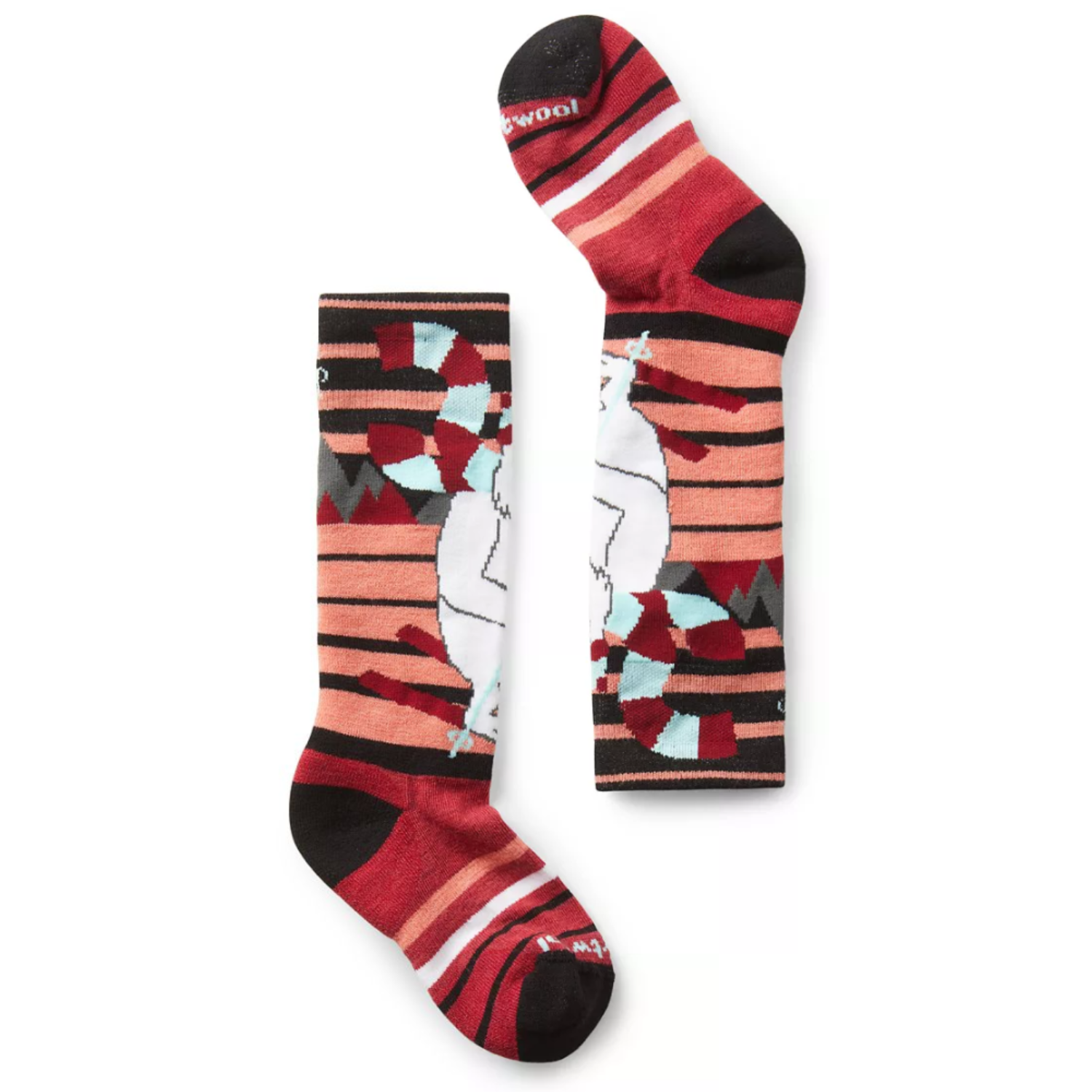 2023 Smartwool Wintersport FC Yeti Pattern Kid's OTC Socks