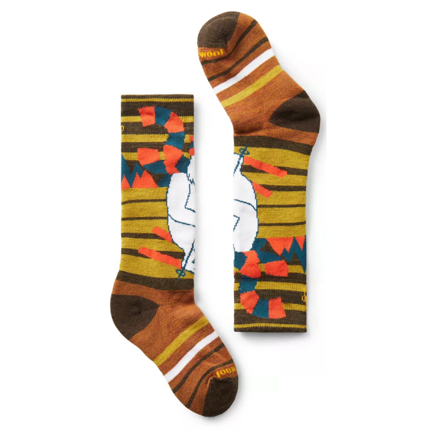 2023 Smartwool Wintersport FC Yeti Pattern Kid's OTC Socks