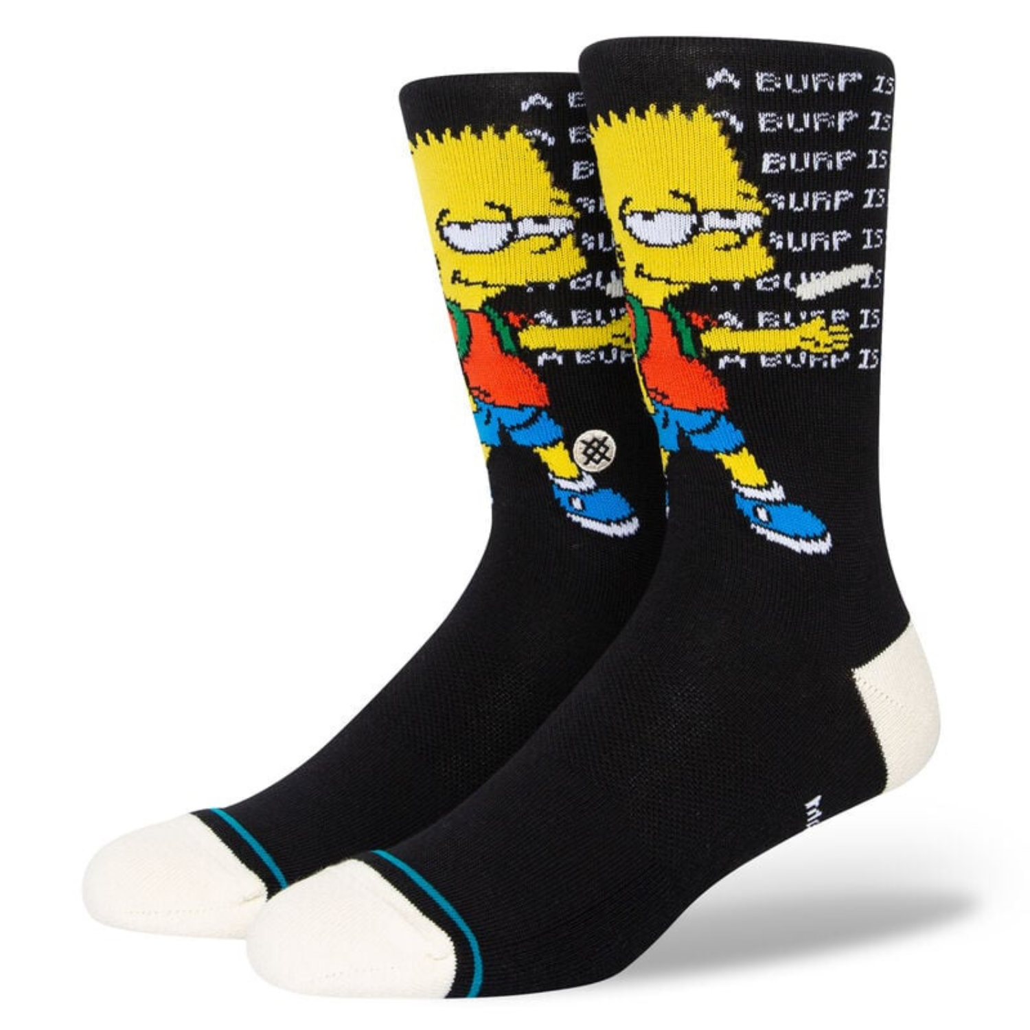 Stance x The Simpsons Troubled Crew Sock