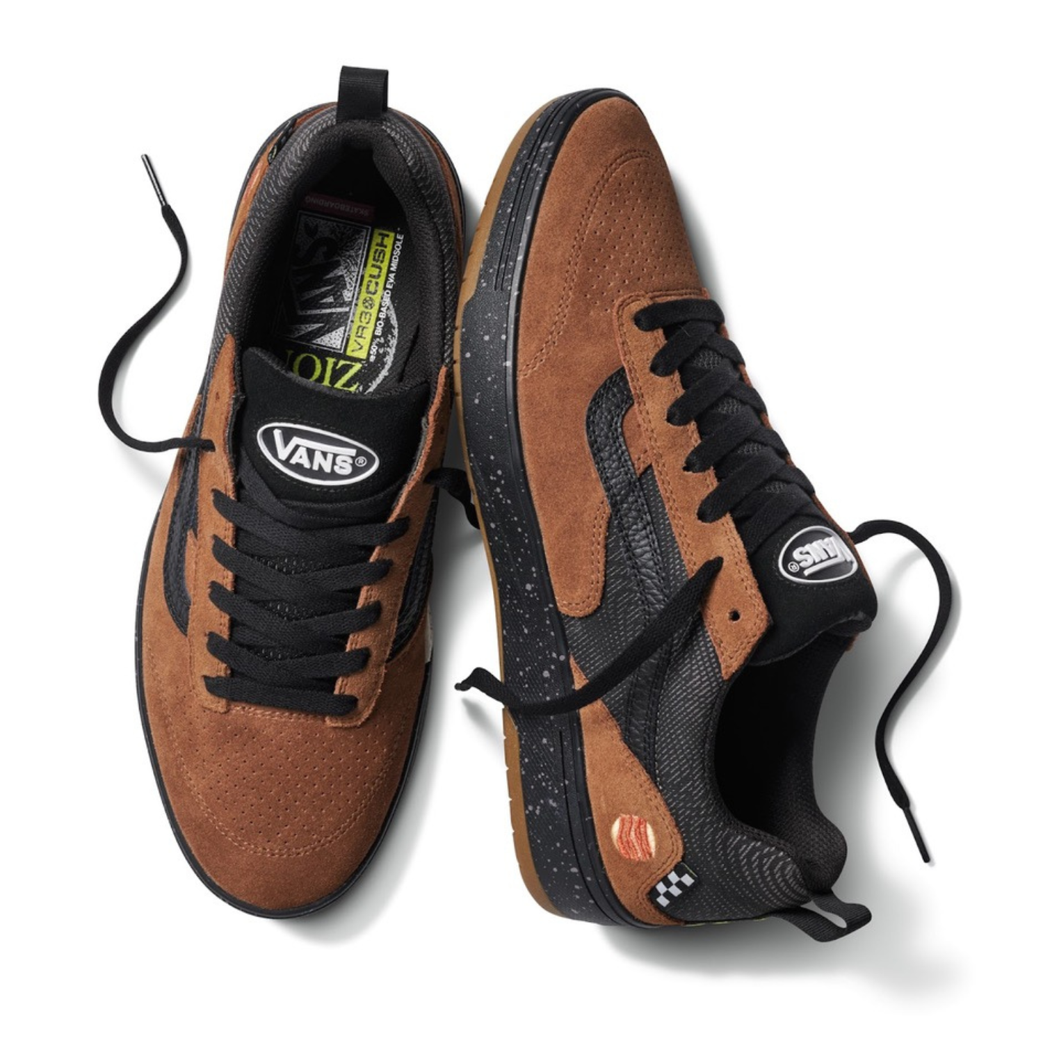 Vans Zahba (Zion Wright) Brown/Multi Men's Skate Shoes