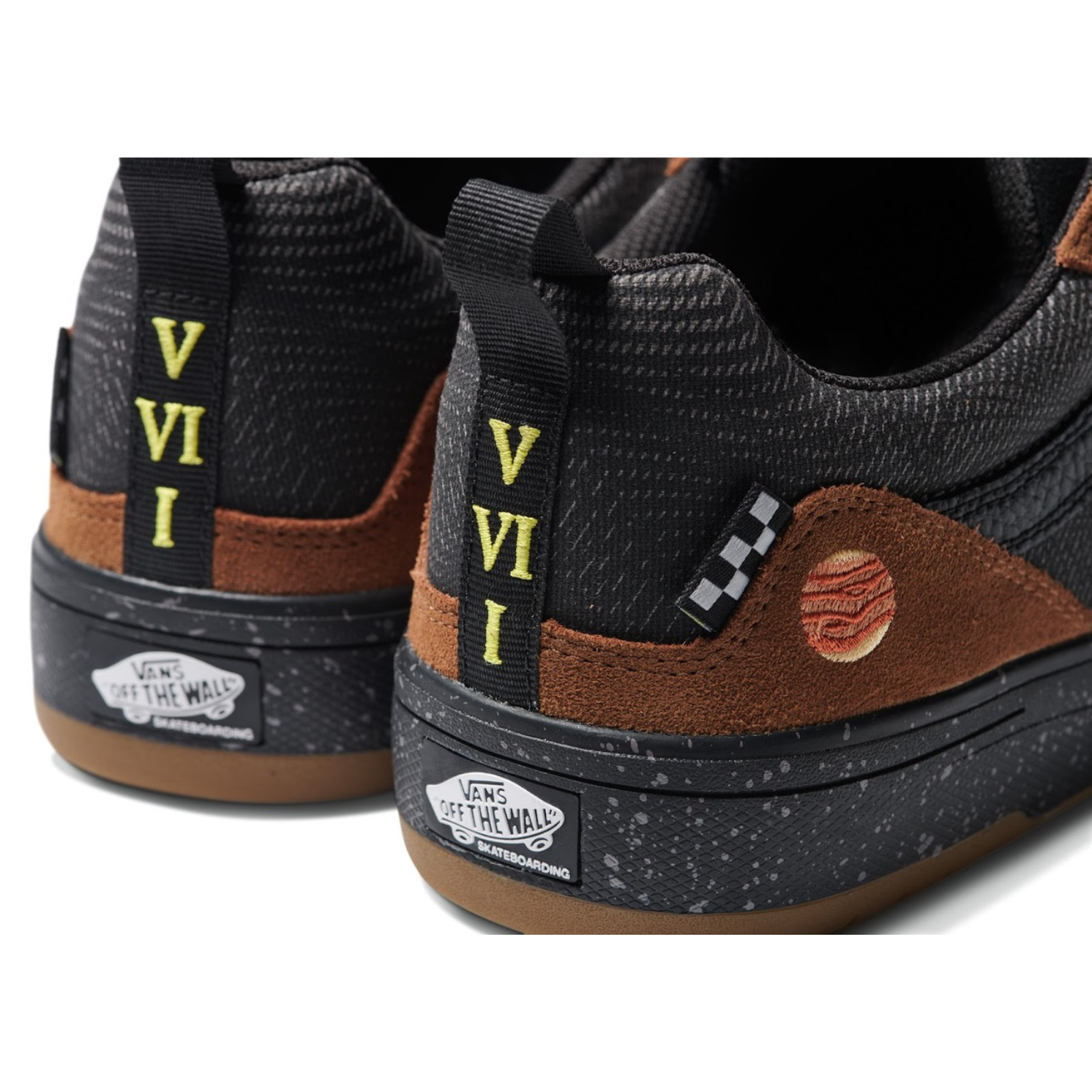 Vans Zahba (Zion Wright) Brown/Multi Men's Skate Shoes