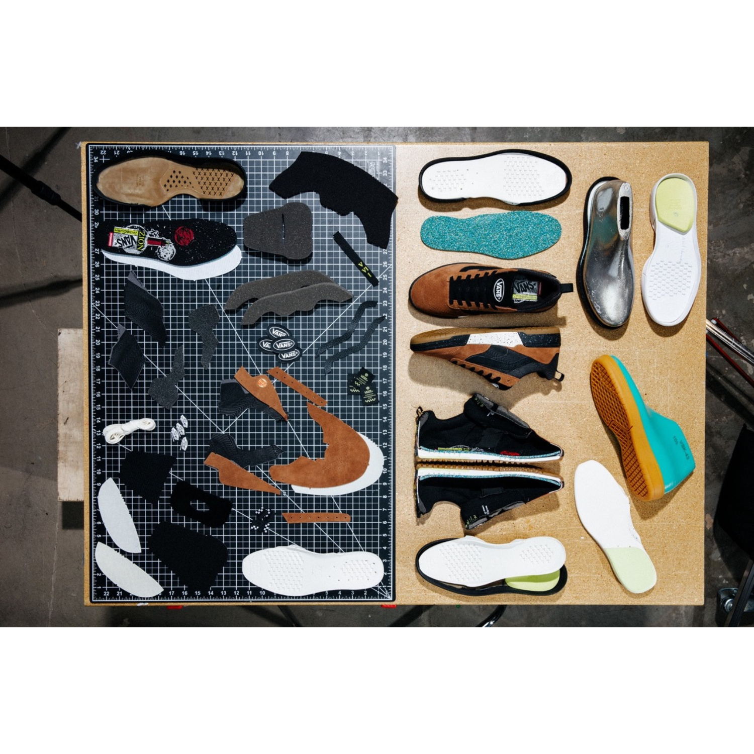 Vans Zahba (Zion Wright) Brown/Multi Men's Skate Shoes