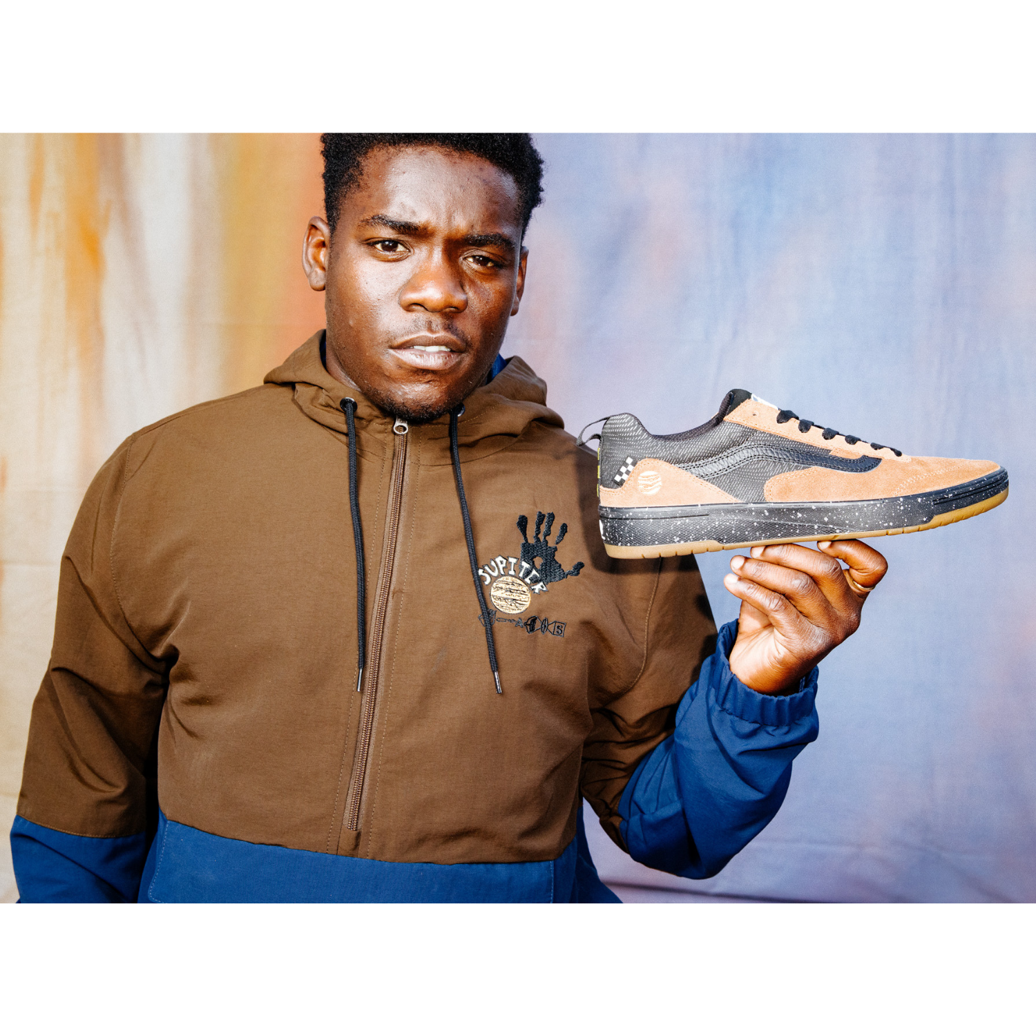 Vans Zahba (Zion Wright) Brown/Multi Men's Skate Shoes