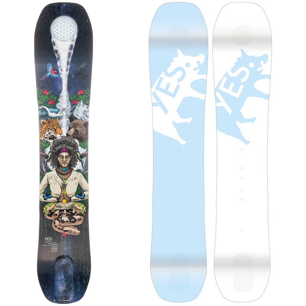 dcp yes snowboards Pyl Uninc Xtrm 2025 Traction edges and Bamboo Surge Core for stiff flex The 2023 Yes PYL UnInc