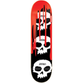 Zero 3 Skull Blood Skateboard Deck - Red & Black