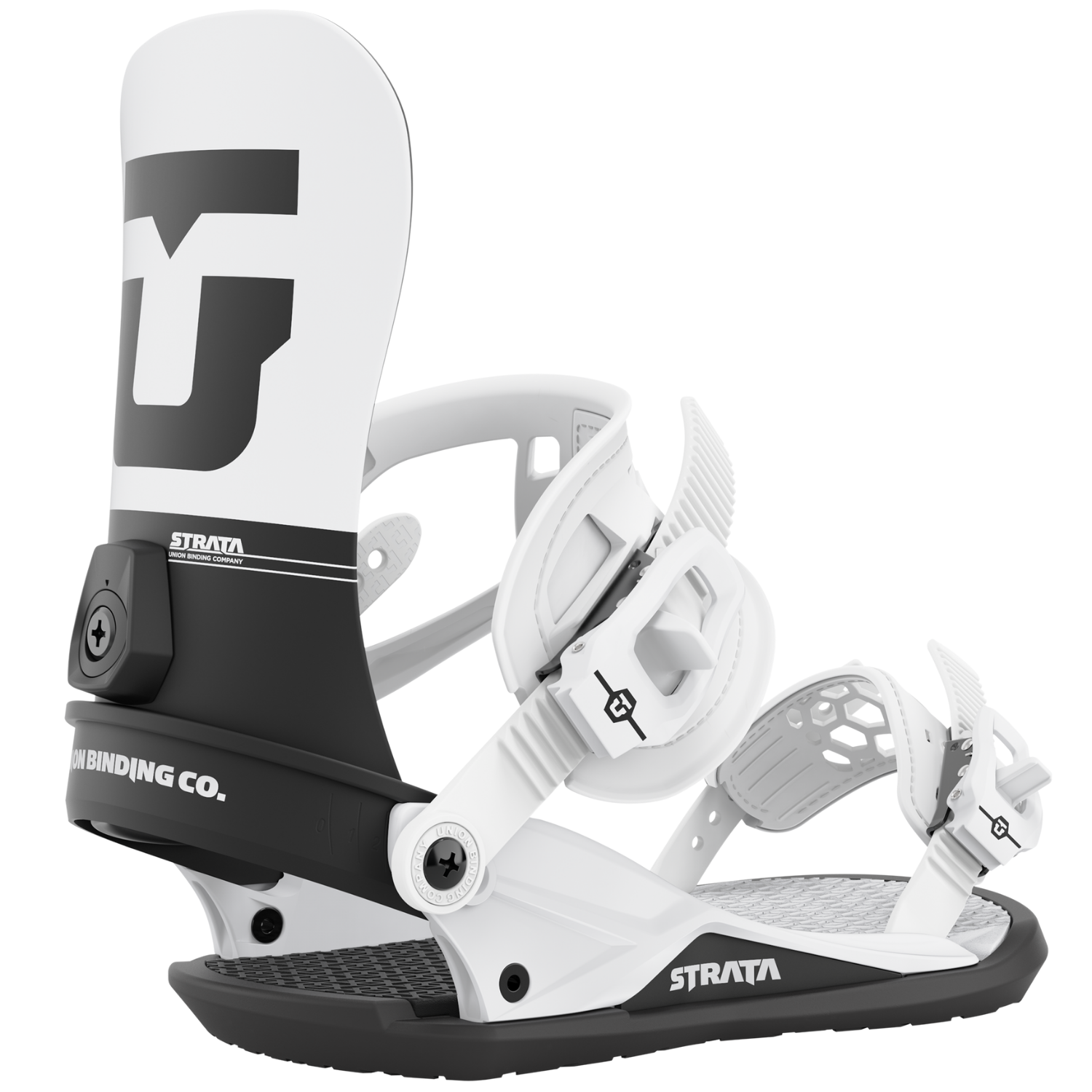 2023 Union Strata Men's Snowboard Bindings - White