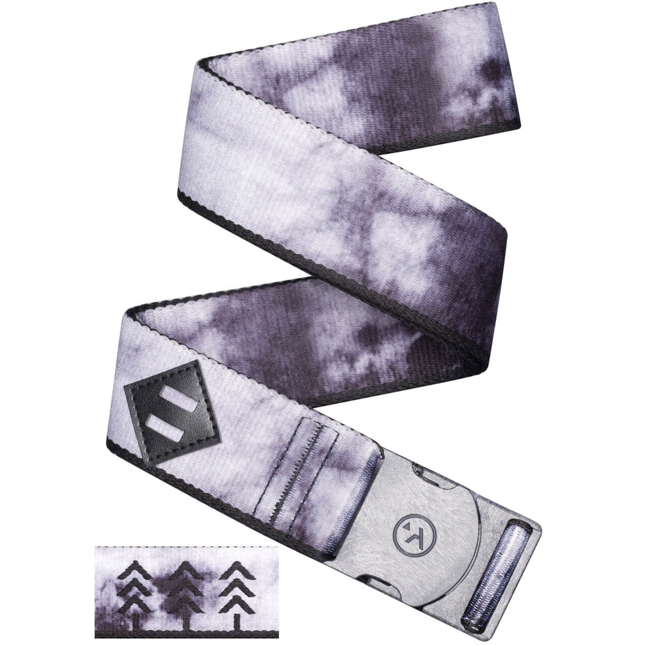 Arcade Blackwood Stretch Belt - Black Dye/Tree