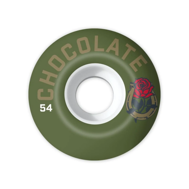 Chocolate Luchadore Staple Skateboard Wheels - Green