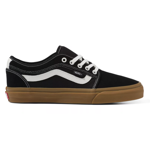 Vans Chukka Low Sidestripe Black/Gum - Men's Skate Shoes