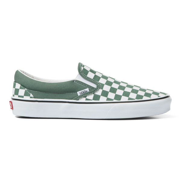 Vans Classic Slip-On Color Theory Checkerboard Duck Green