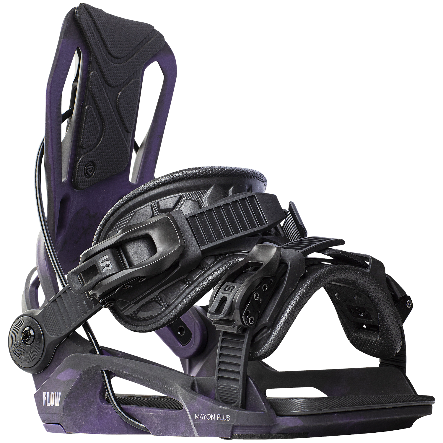 2024 Flow Mayon Plus Women's Snowboard Bindings - Black Aqua