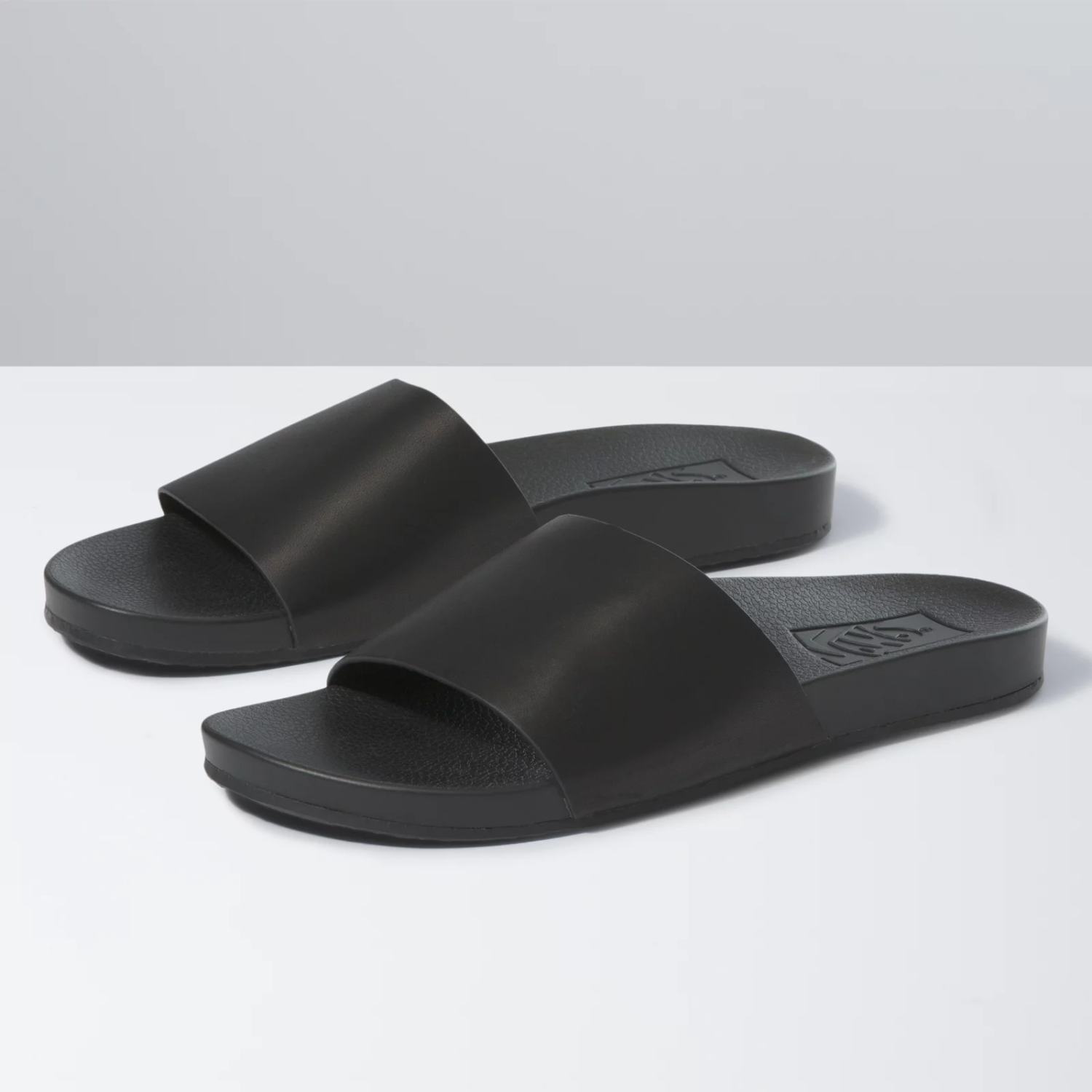 Vans Women's Leather Decon Slide - Black