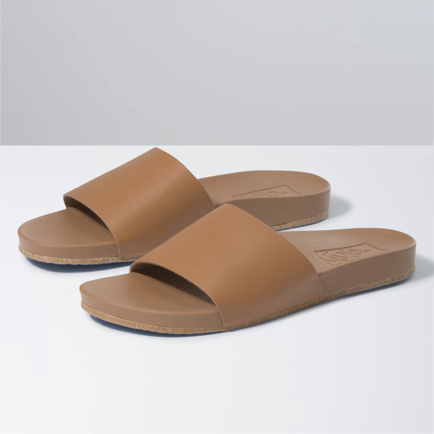 Vans Women's Leather Decon Slide - Chipmunk