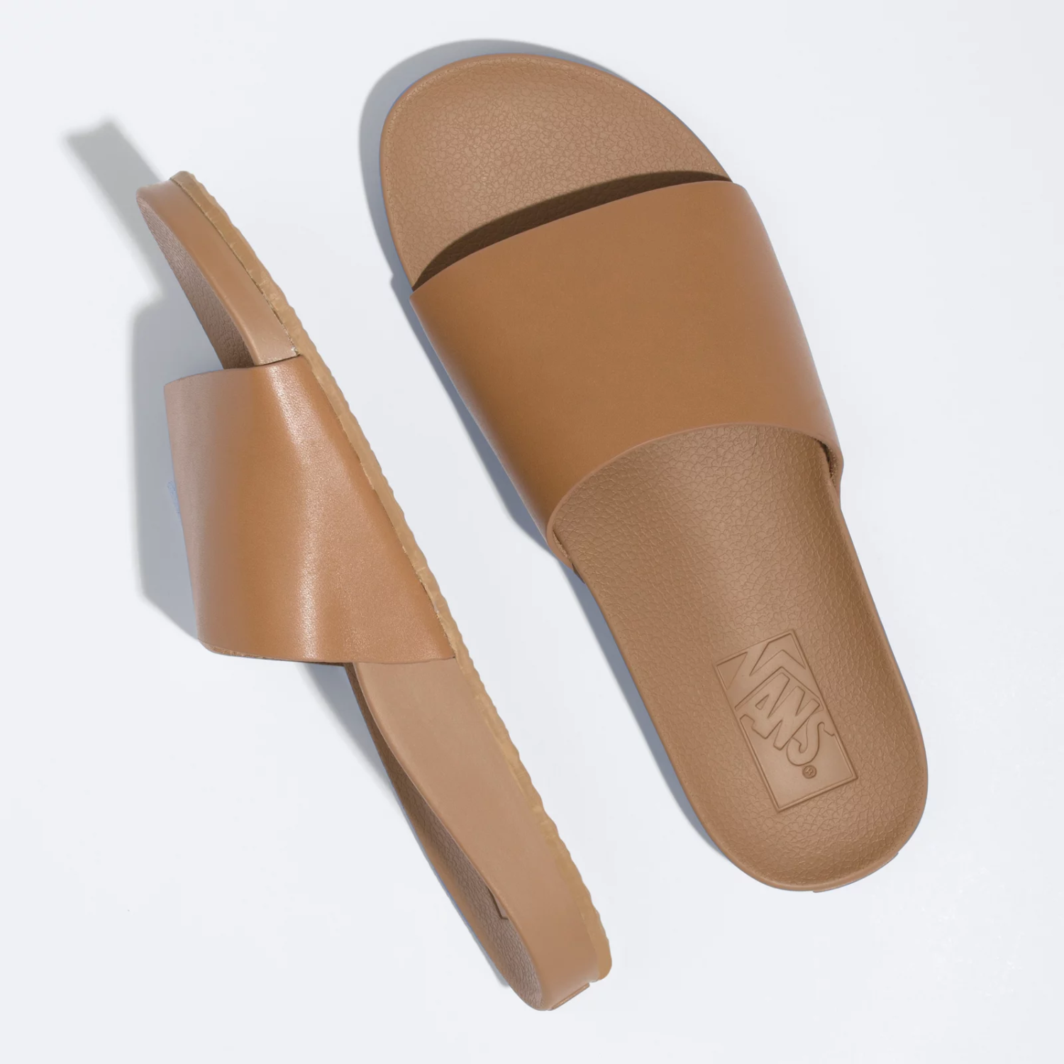 Vans Women's Leather Decon Slide - Chipmunk