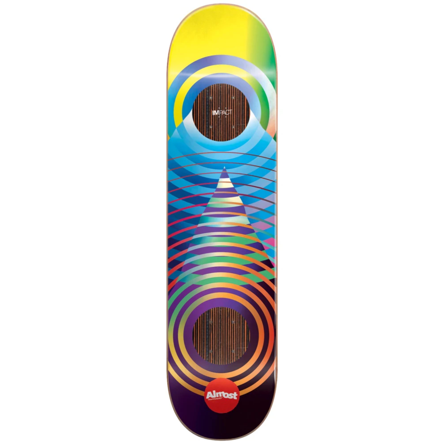 Almost New Pro Gradient Cuts Impact 8.25" Skateboard Deck
