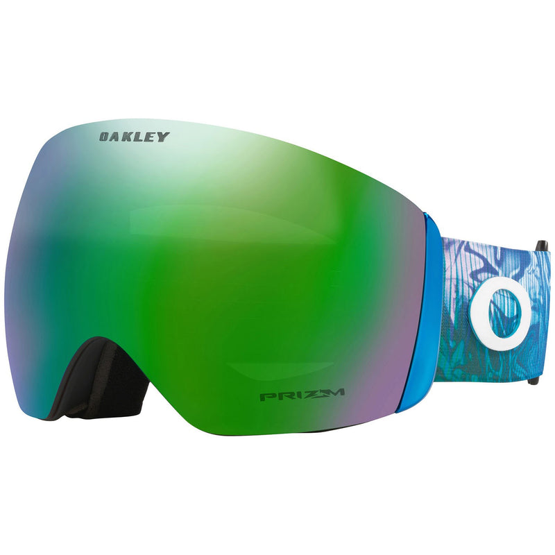 2023 Oakley Flight Deck L Snow Goggles - Mikaela Shiffrin Sig Abstract Blue/Prizm Jade Iridium