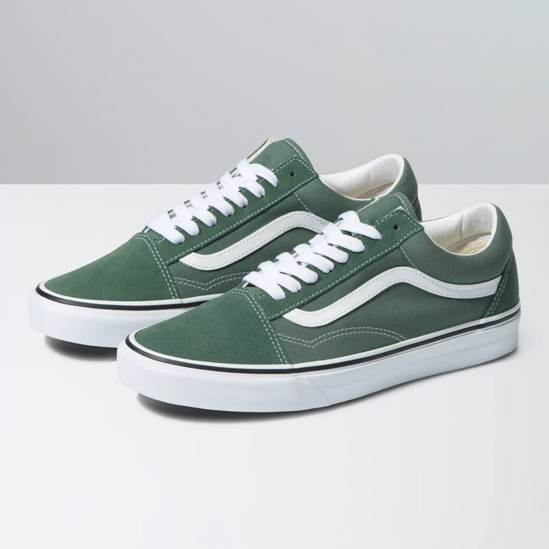 Vans Old Skool Color Theory Shoes - Duck Green