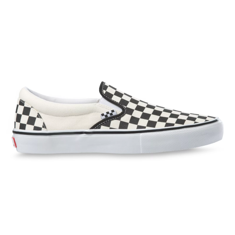 Vans Skate Slip-On (Checkerboard) Black/Off White Shoes