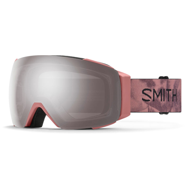 Smith IO Mag Snowboarding Goggles - Chalk Rose Bleached || ChromaPop Sun Platinum Mirror