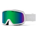 Smith Range Snowboarding Goggles 2023 - White/Green Sol-X Mirror