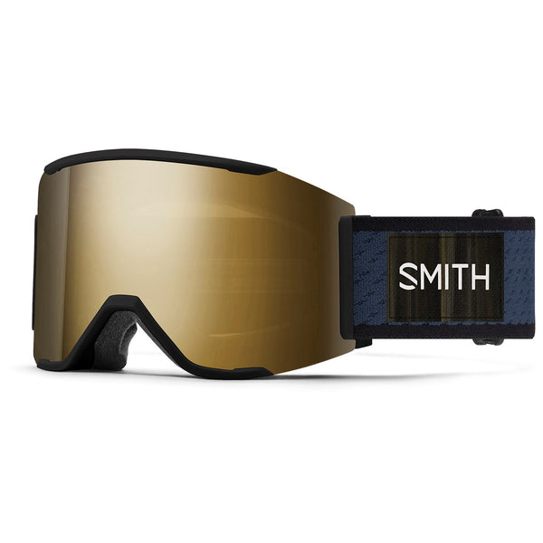 2023 Smith Squad Mag Goggles - 	TNF Shady Blue x Smith || ChromaPop Sun Black Gold Mirror