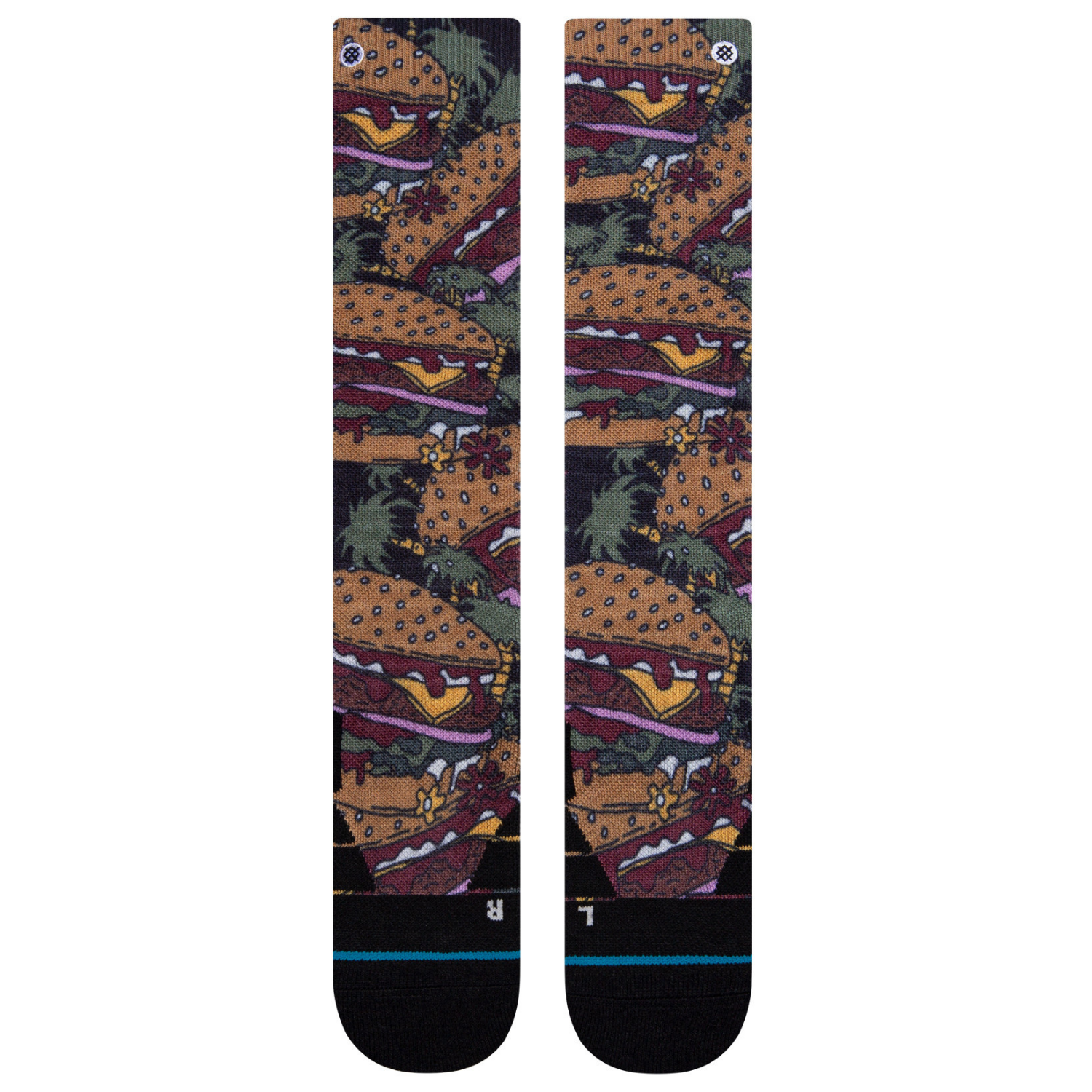 Stance Burger Run Snow Sock 2022 - Youth
