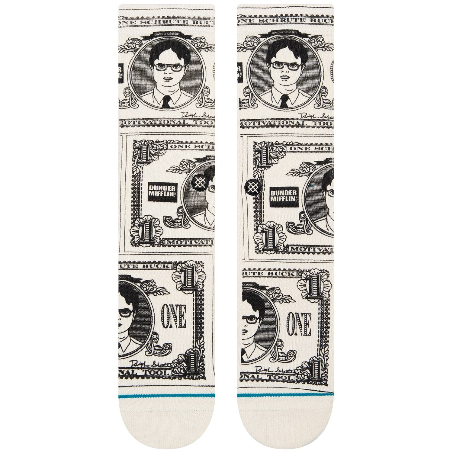 Stance Schrute Bucks Crew Socks