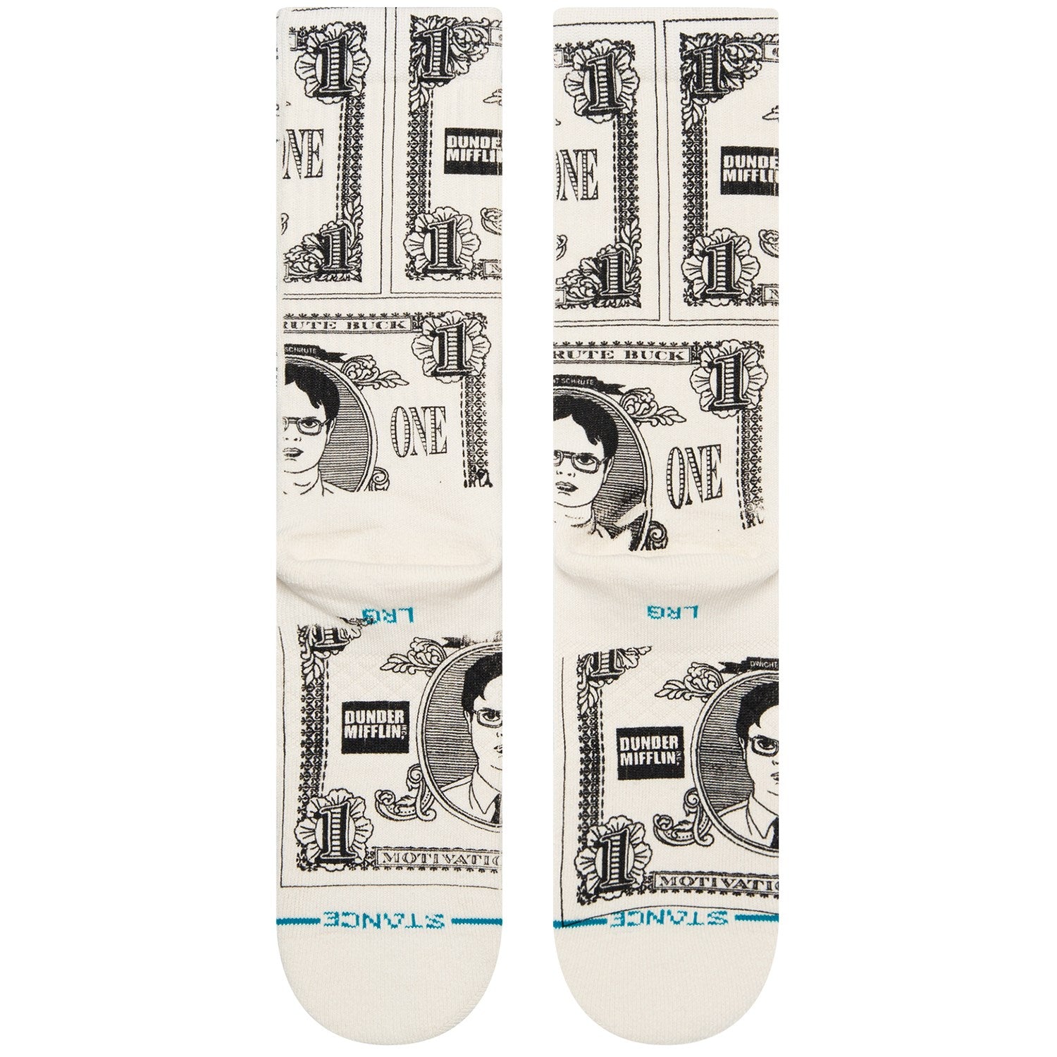 Stance Schrute Bucks Crew Socks