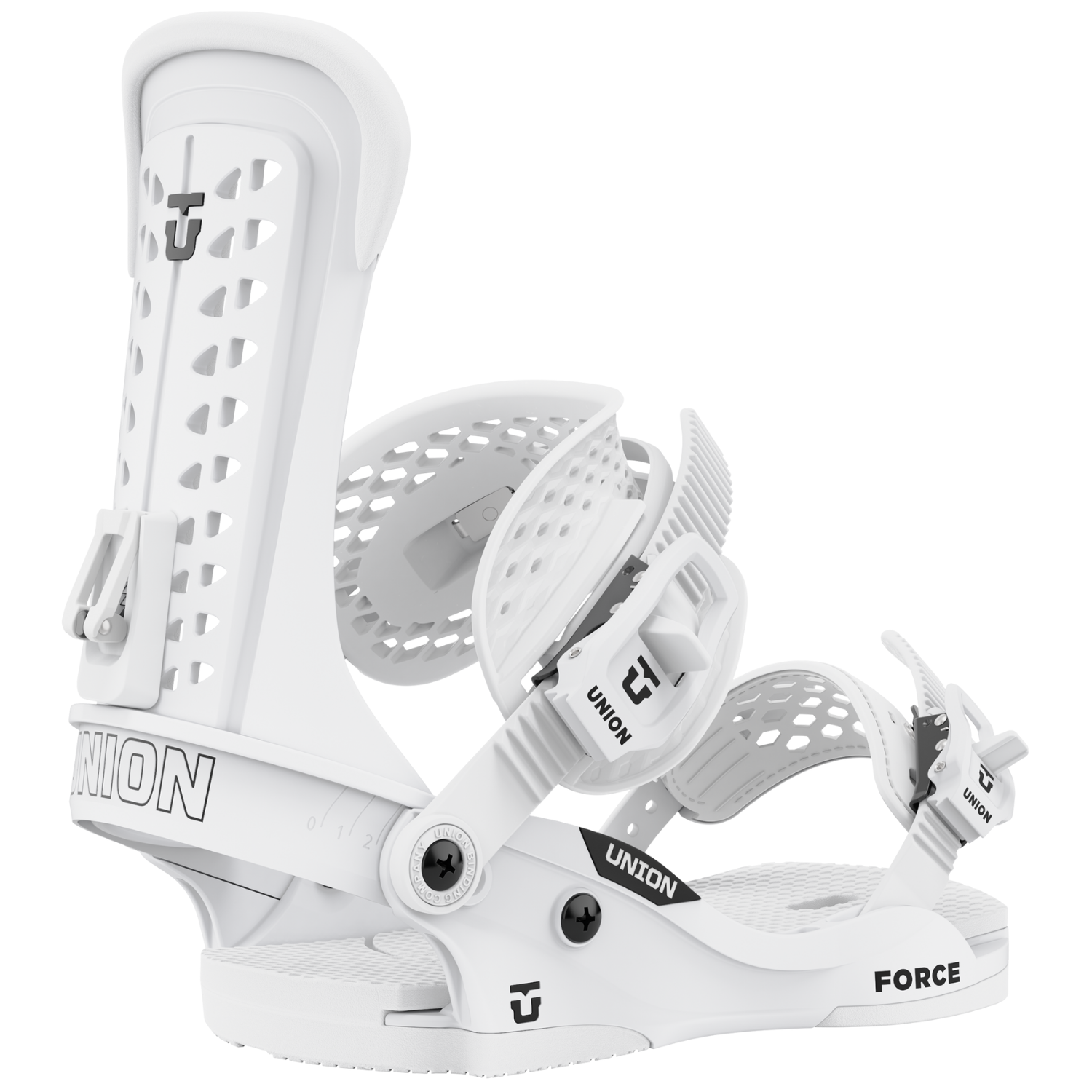 2023 Union Force Men's Snowboard Bindings - White