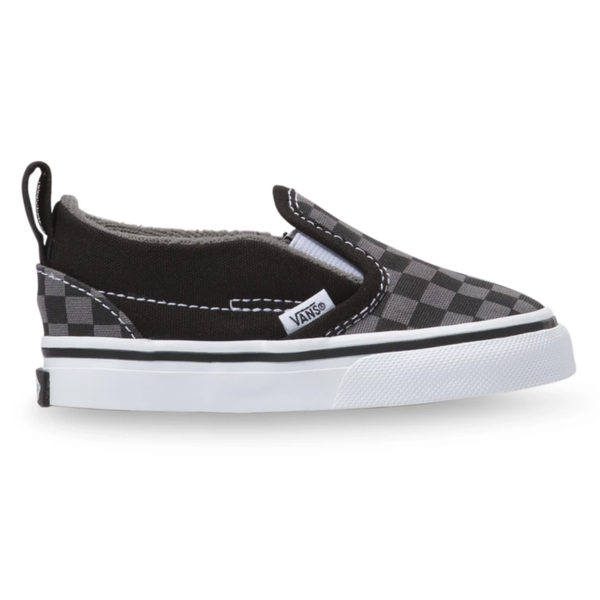 Vans black pewter checkerboard slip shops on