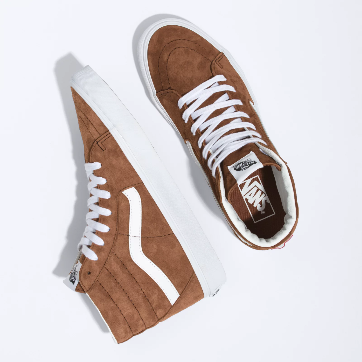 Vans Sk8 Hi Pig Suede Tortoise Shell Men s Skate Shoes