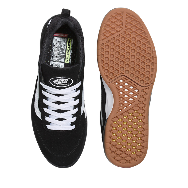 Vans Zahba Black/White - Men's Skate Shoe