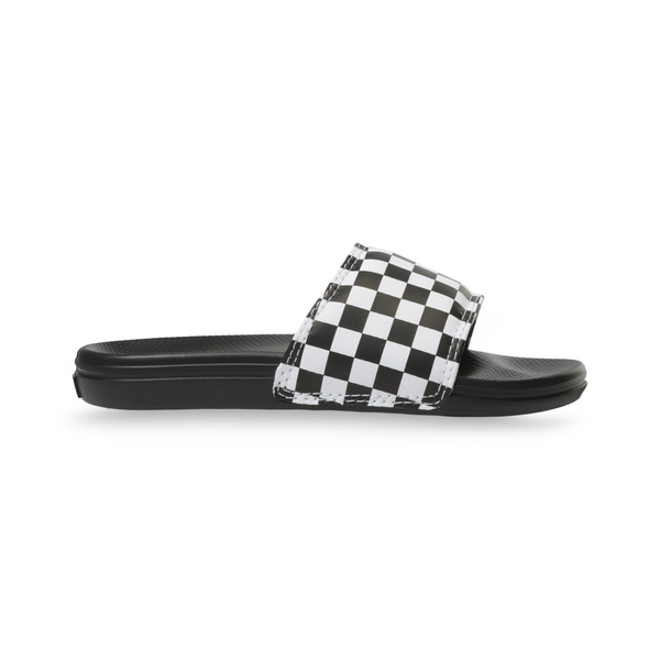 Vans Youth La Costa Slide-On (Checkerboard) Black/White